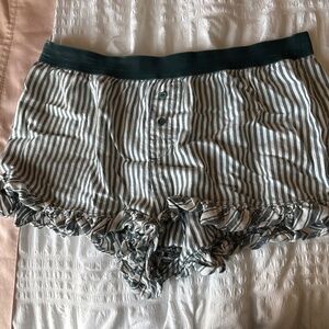 Victoria secret PINK ruffled pajama shorts